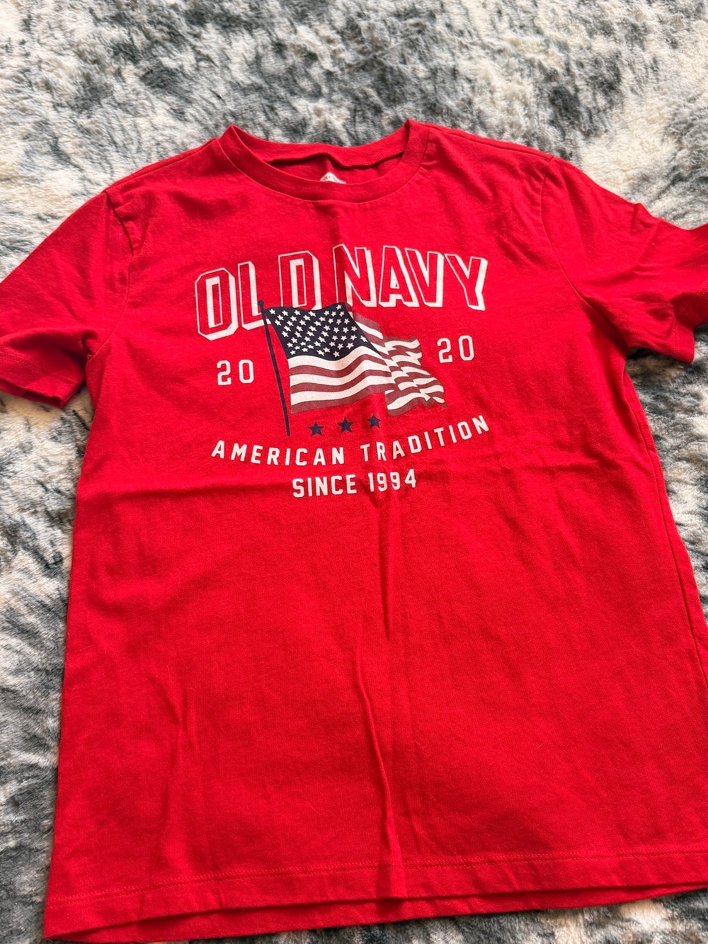 4th of July old navy shirt 10-12